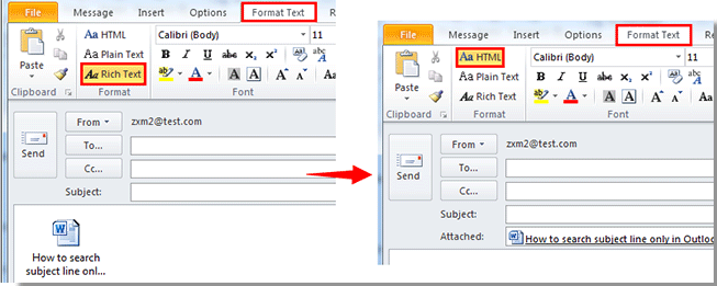 outlook inline reply settings
